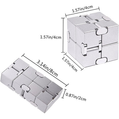 Metal Fidget Infinity Cube
