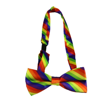 LGBT Pride Rainbow Suspenders With Bow Tie  Three-piece Set