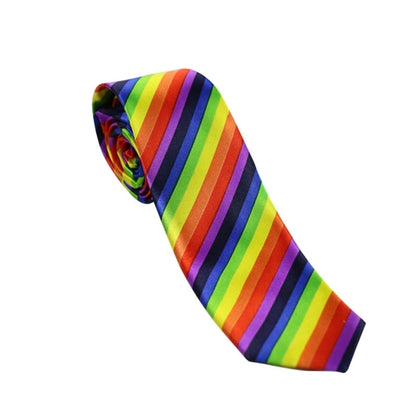 LGBT Pride Rainbow Suspenders With Bow Tie  Three-piece Set