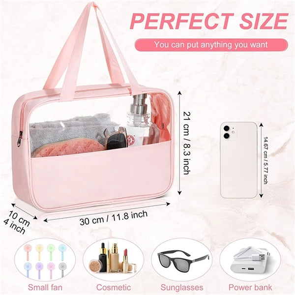 Travel Clear Cosmetic Makeup Beauty Bag Toiletry Organizer