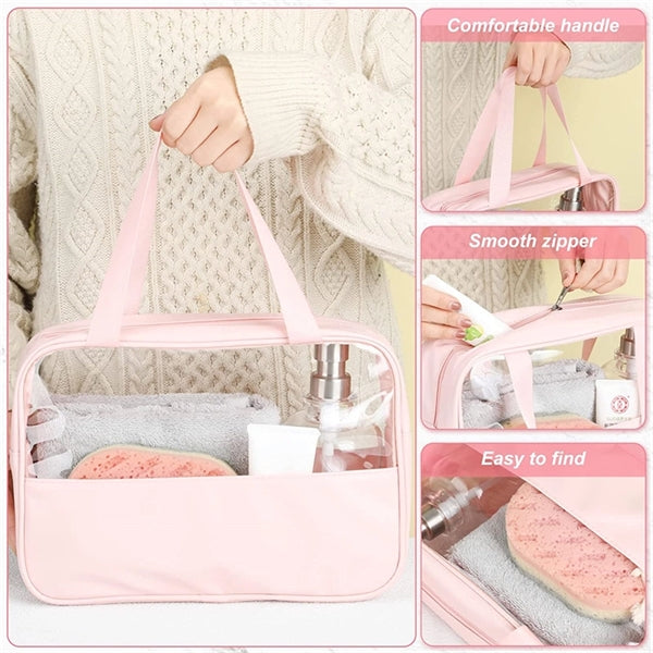 Travel Clear Cosmetic Makeup Beauty Bag Toiletry Organizer