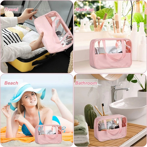 Travel Clear Cosmetic Makeup Beauty Bag Toiletry Organizer