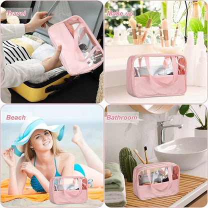 Travel Clear Cosmetic Makeup Beauty Bag Toiletry Organizer
