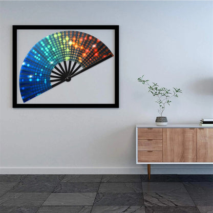 Nylon Cloth Foldable Hand Fan