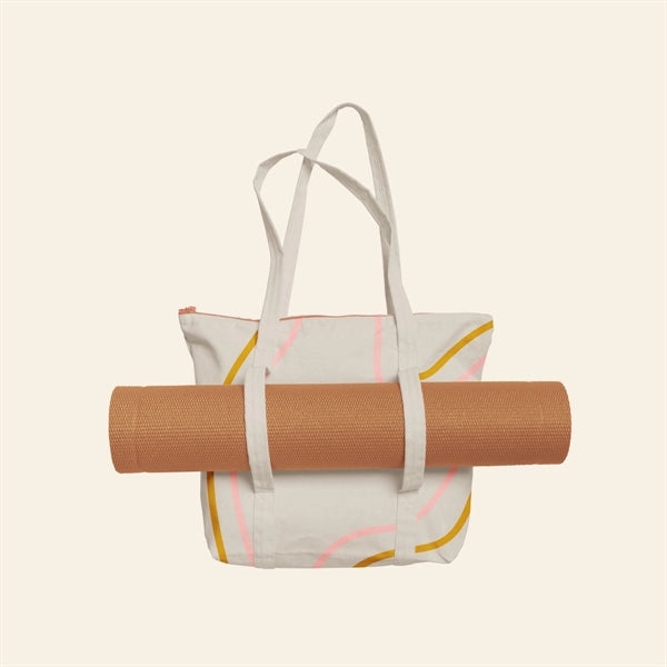 TWINKLES YOGA TOTE - NATURAL CANVAS