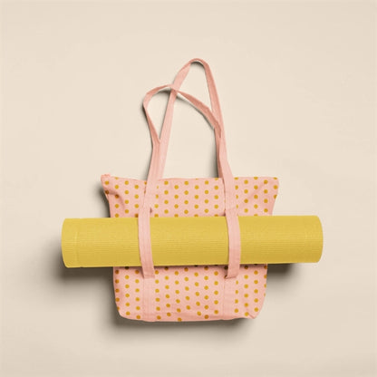 TWINKLES EVEN MORE YOGA TOTE - NATURAL CANVAS