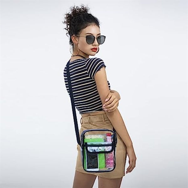 Clear Crossbody Purse Stadium Approved PVC Bag