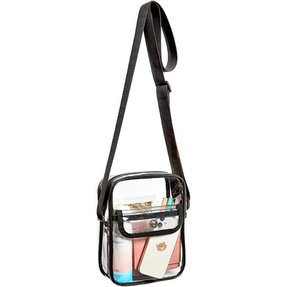Clear Crossbody Purse Stadium Approved PVC Bag