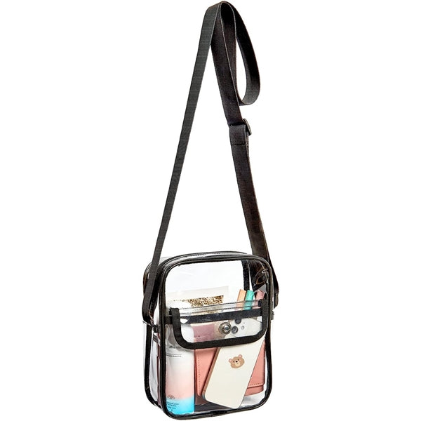 Clear Crossbody Purse Stadium Approved PVC Bag