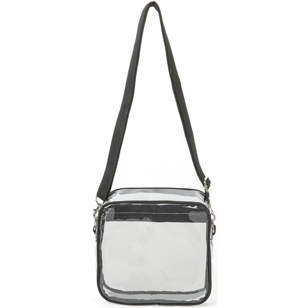 Stadium Approved Clear PVC Transparent Crossbody Bag