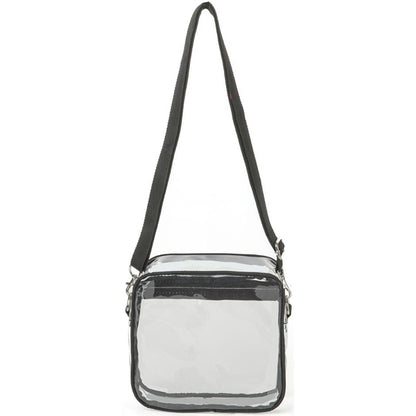 Stadium Approved Clear PVC Transparent Crossbody Bag