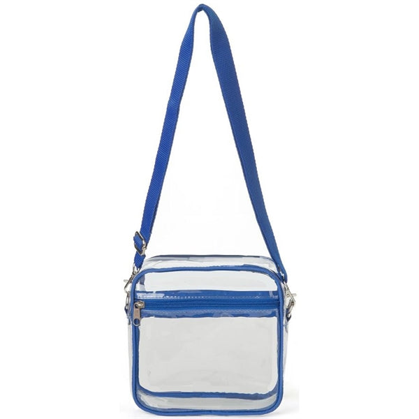 Stadium Approved Clear PVC Transparent Crossbody Bag