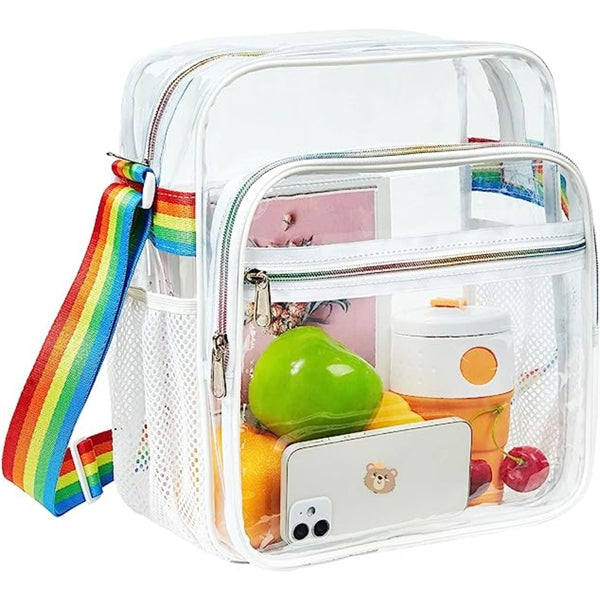 Crossbody Clear PVC Shoulder Stadium Approved Bag