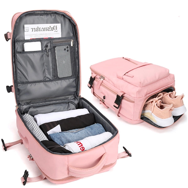 Multi-Pocket Travel Backpack