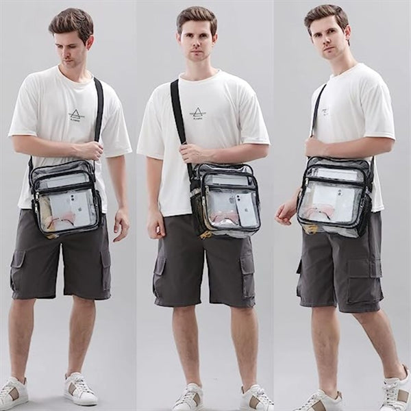 Clear Crossbody purse Stadium Approved Messenger Bag