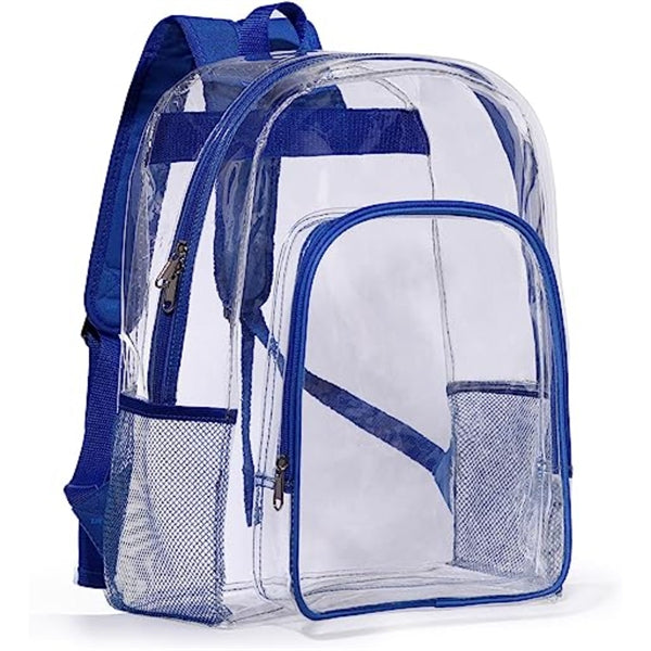 Heavy Duty Clear PVC Transparent Backpack (16.5"X14"X5")