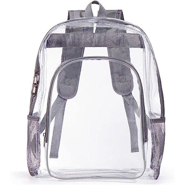 Heavy Duty Clear PVC Transparent Backpack (16.5"X14"X5")