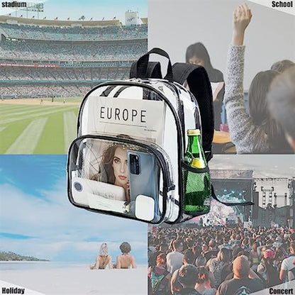 Travel Heavy Duty Clear Bag PVC Transparent Backpack