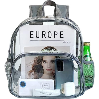 Travel Heavy Duty Clear Bag PVC Transparent Backpack