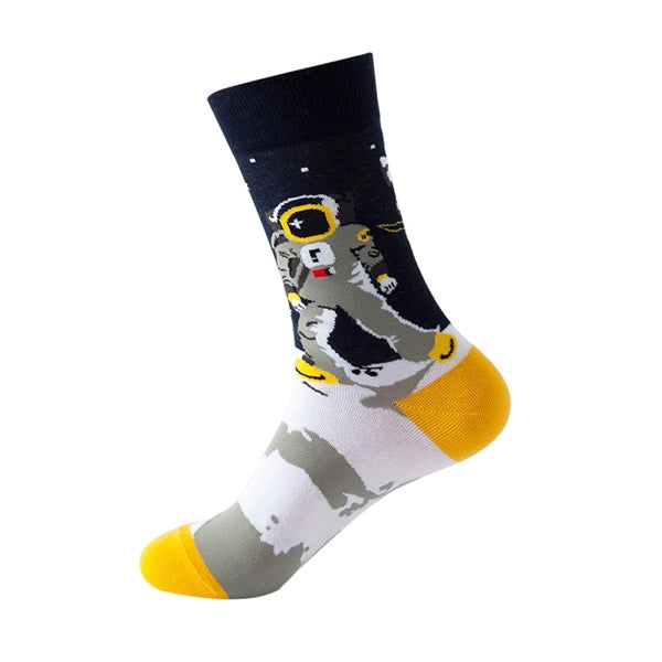 Mens Funny Pattern Dress Socks