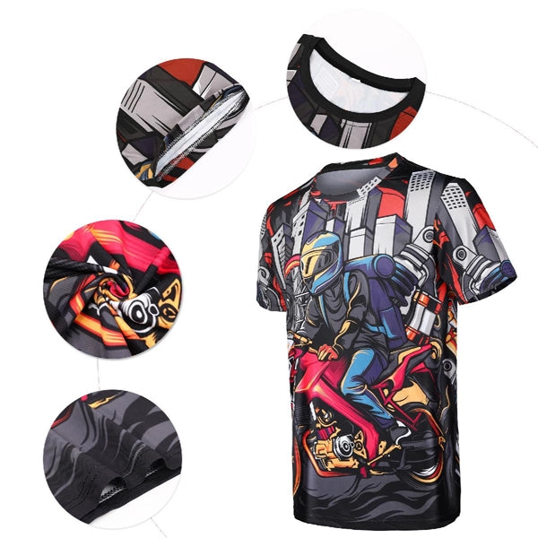 UNISEX PERFORMANCE CREW NECK SUBLIMATED SHORT SLEEVE T-SHIRT