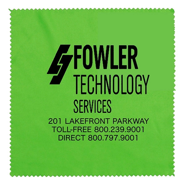 8" X 8" 100% Microfiber Recycled RPET Polyester Cleaning Clo