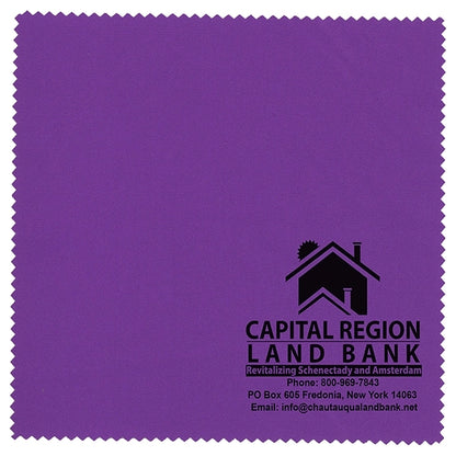 6" X 6" 100% Microfiber Recycled RPET Polyester Cleaning Clo