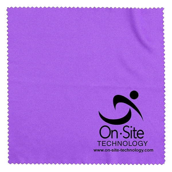 6" X 6" 100% Microfiber Recycled RPET Polyester Cleaning Clo