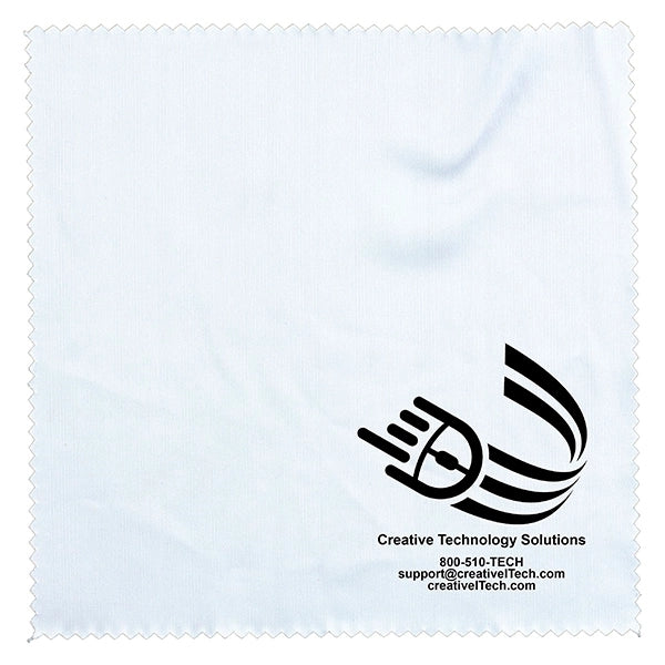 6" X 6" 100% Microfiber Recycled RPET Polyester Cleaning Clo