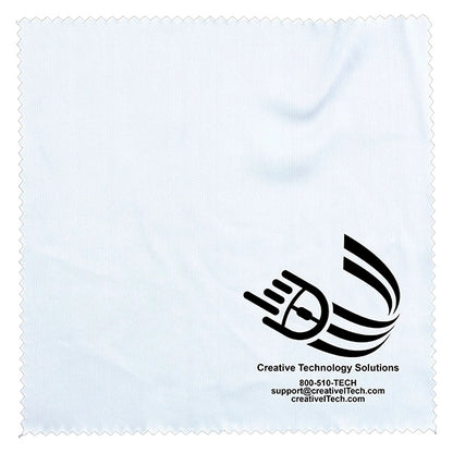 6" X 6" 100% Microfiber Recycled RPET Polyester Cleaning Clo