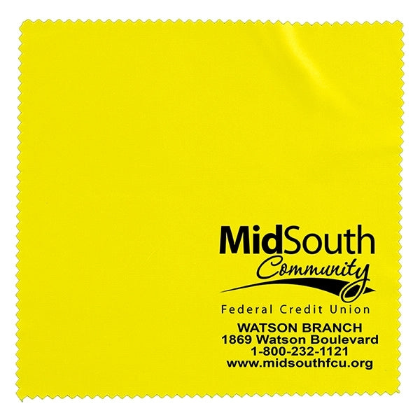 6" X 6" 100% Microfiber Recycled RPET Polyester Cleaning Clo