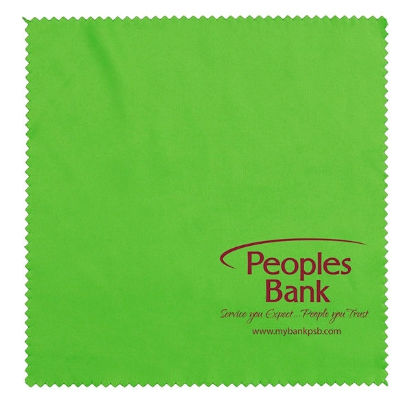 6" X 6" 100% Microfiber Recycled RPET Polyester Cleaning Clo