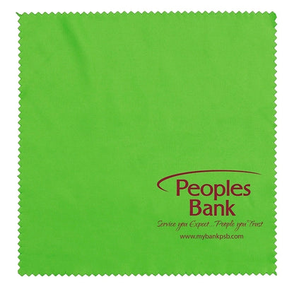 6" X 6" 100% Microfiber Recycled RPET Polyester Cleaning Clo