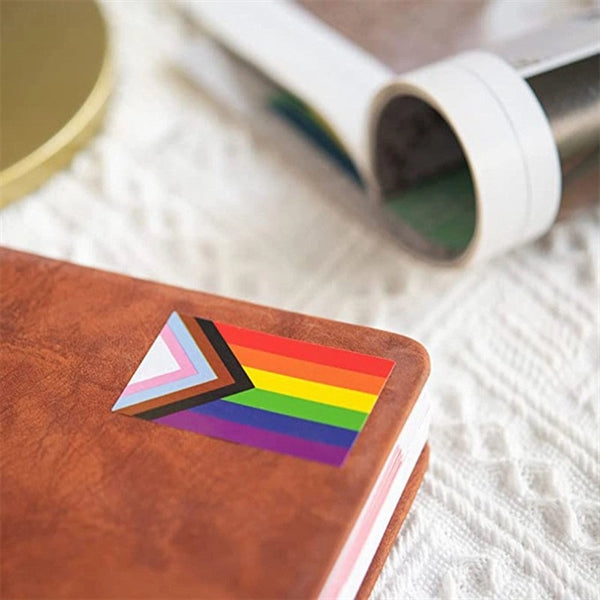 500Pcs/Roll Rainbow LGBT Gay Pride Temporary Stickers