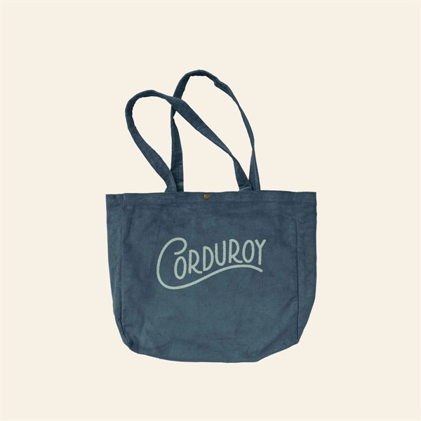 OPEN LAPTOP TOTE - CORDUROY