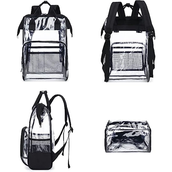 Premium Heavy Duty Clear PVC Transparent Backpack