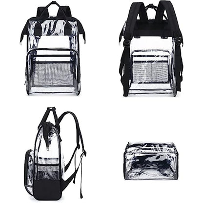 Premium Heavy Duty Clear PVC Transparent Backpack