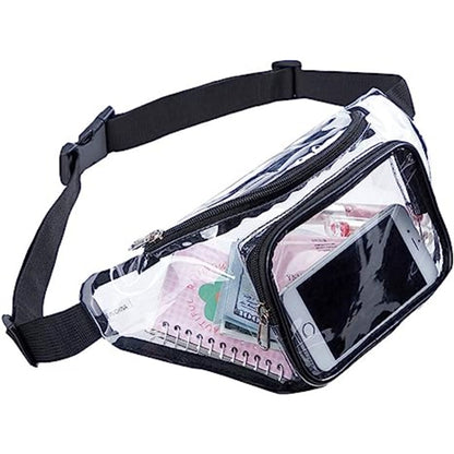 Clear PVC Stadium Approved Fanny Pack 12.6x6.7x6.3