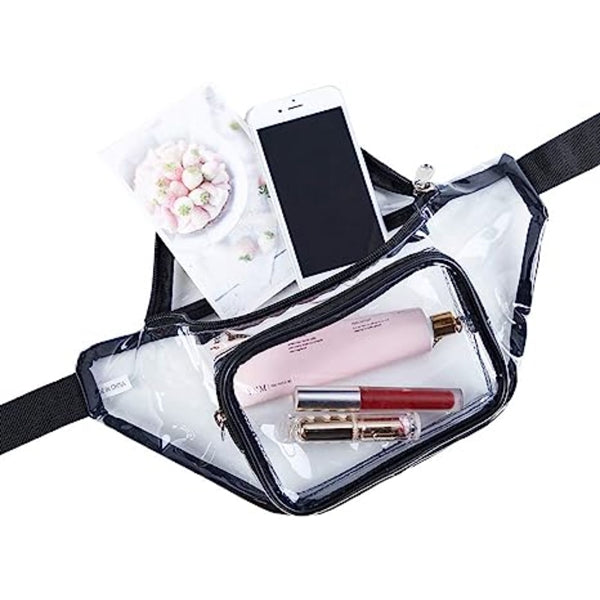 Clear PVC Stadium Approved Fanny Pack 12.6x6.7x6.3