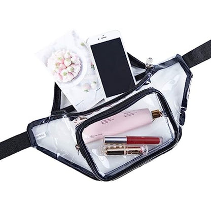 Clear PVC Stadium Approved Fanny Pack 12.6x6.7x6.3