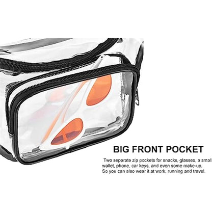 Clear PVC Stadium Approved Fanny Pack 12.6x6.7x6.3