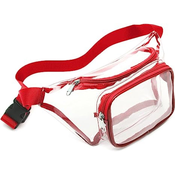 Clear PVC Stadium Approved Fanny Pack 12.6x6.7x6.3