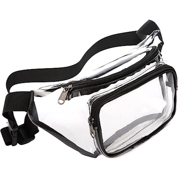 Clear PVC Stadium Approved Fanny Pack 12.6x6.7x6.3