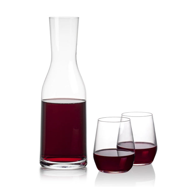 Caldmore Carafe & Germain Stemless Wine