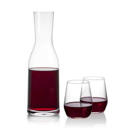 Caldmore Carafe & Germain Stemless Wine