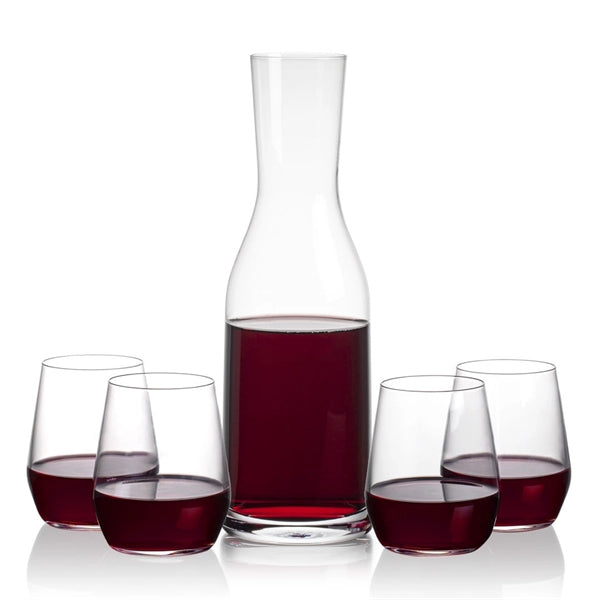 Caldmore Carafe & Germain Stemless Wine