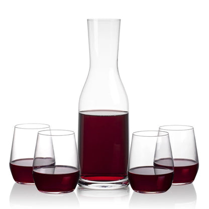 Caldmore Carafe & Germain Stemless Wine