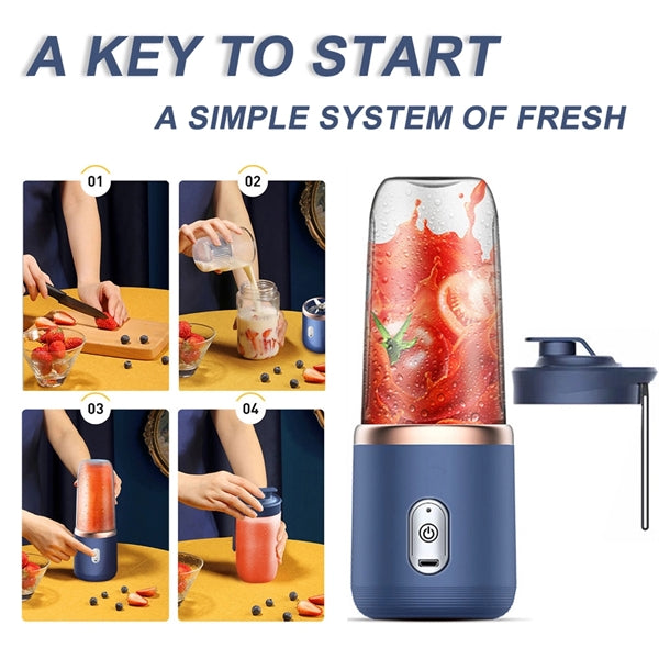 Portable Blender with 6 Blades for Smoothies Shakes