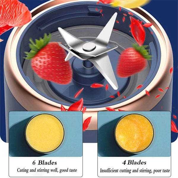 Portable Blender with 6 Blades for Smoothies Shakes