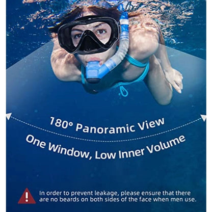 Swim Goggles Adult with Nose Cover, Clear Diving Mask Wide